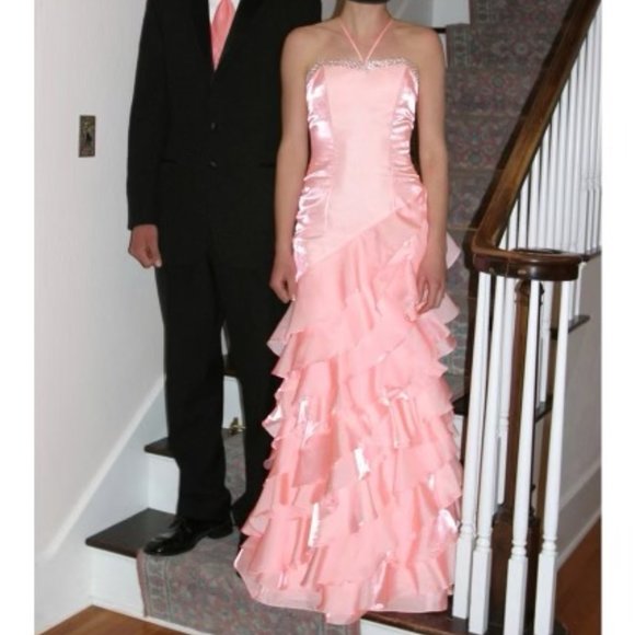 PROM DRESS vintage barbie pink size 2/4 - Picture 2 of 10